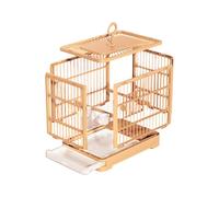 Bird Cage, Parakeet Nest Habitat, Easy-Clean Pull-Out Tray, 30x23x26cm, Folding Breathable Bird Enclosure, for Lovebirds, Cockatiels, Small Pet Home, Travel-Friendly Aviary Setup