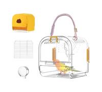 Bird Cage - Parakeet Nest - Habitat with Easy Pull-Out Tray for Shotet, Foldable Birds Supplies that come with Breathable Spacious Interior for Breeding & Resting, Cockatiels Lovebirds Budgies
