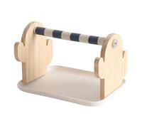 Bird Cage Perch - Enrichment Cage Accessories, Bird Perch Stand Toys with Tray for Standing | Paw Grinding Climbing Playing Training Parakeets Cockatiels, Conures Lovebirds 18x14.5x15cm