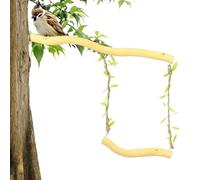 Bird Cage Swing - Loro Swing Foot Toy, Swing Loro en Bois | Percar en Bois pour Cochatiel, Tavebird, Gris Africain, Small Animals Supplies