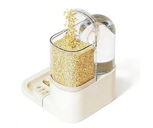 Bird Cage Water Dispenser, Spill Proof Drinking Bottles with Perch, 6.3x5.39x4.72 inches Parrot Hydration with Secure Seal, Aviary Supply with Design, Home Accessories for Parakeet Cockatiel Conure