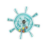 Bird Cage Wheel Toy - Rotating Chew Interactive Exercise Tool, Vibrant Parrot Stimulation Accessory, Mental Physical Enrichment Activity Equipment | Small Medium Parakeet Conure Lorikeet Compan