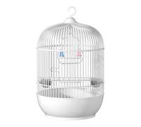 Bird Cages Set, Portable Round Carrier, Handrail Travel Cage, Lightweight Build, Secure Design, 23 * 23 * 37cm, Ideal for Parakeets Lovebirds Cockatiels Conures Necessity