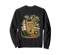 Bird Call Log Chants d'oiseaux Observation au Jardin Sweatshirt
