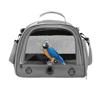 Bird Carrier Bag, Bird Travel Carrier, Bird Travel Backpack Cage, Portable Bird Carrier, Portable Bird Bag with Shoulder Strap, Zippered Multipurpose Parrot Transport Bag for Birds