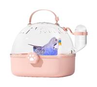 Bird Carrier - Bird Travel Cage | Cage des oiseaux | Cages de voyage pour les vecteurs d'oiseaux | Sac de sortie du | Cas de vecteurs de petite taille | Vue panoramique compacte portable entre