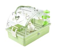 Bird Carrier Cage, Transparent Portable with Food Water Bathing Design | with Drawer-Type Waste Tray Portable Bird Cage for Parrot Cockatiel Reptile Tortoise Bunny Picnic
