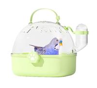 Bird Carrier Travel Cage, Small Pet Carrier Case, Portable Parakeet with Water Bottle, Compact Design for Outdoor Adventures, Easy Transport for Birds, 18,4 x 16,3 x 17 cm Green Pink Blue Purple