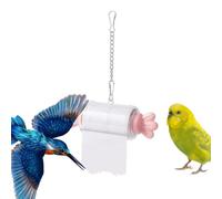 Bird Chew Toy - Interactive Rolling Paper Shredding Accessory With Chain | Engaging Rolling Paper - 11.5x5cm Interactive Shredding Toy | Designed With Chain To Keep Small Birds Entertained For Hours