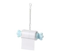 Bird Chew Toy - Interactive Rolling Paper Shredding Accessory With Chain | Engaging Rolling Paper - 11.5x5cm Interactive Shredding Toy | Designed With Chain To Keep Small Birds Entertained For Hours