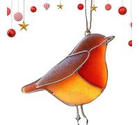 Bird Christmas Tree Ornaments, Statue Figurines Pendant Decor, Hummingbird Holiday Decoration, Hanging Accessory with Glossy Finish Detailed Design, Display for Home Window Table Room Living Bedroom