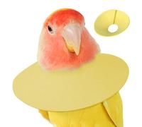 Bird Cone Collar - Velour Leather Soft Anti Bite Collar Design | Adjustable Parrot Neck Colllar with Comfortable Fit | Elizabethan Colllar Ideal for Recovery & Plucking Prevention