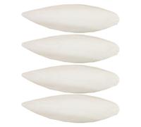 Bird Cuttle Bone, 4-Pack Natural Calcium Supplement for Pet Birds, Nutritional Beak Conditioner for Parrots, Cockatiels, Sparrows, Parakeets, Conures, and Budgies, 4.72x2.36 inches