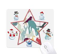 Bird Deer Flower Nature Environment Christmas Snowman Family Star Mouse Pad