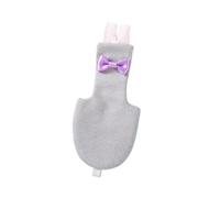 Bird Diaper, Couche for Perroquet avec nœud Papillon, Combinaison de vol Mignonne for Conure à Joues Vertes, Perruche, Pigeon, Animal de Compagnie(Gray,XL)