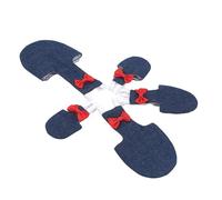 Bird Diaper, Couche for Perroquet avec nœud Papillon, Combinaison de vol Mignonne for Conure à Joues Vertes, Perruche, Pigeon, Animal de Compagnie(Blue,XS(Old))