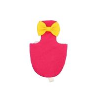 Bird Diaper, Couche for Perroquet avec nœud Papillon, Combinaison de vol Mignonne for Conure à Joues Vertes, Perruche, Pigeon, Animal de Compagnie(Rose Red,L)