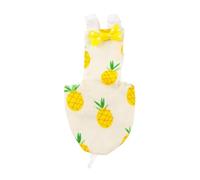 Bird Diaper, Fournitures de Nettoyage for Oiseaux, Couches de vol for perroquets, vêtements for perruches, calopsittes, Pigeons, Accessoires for Oiseaux de Taille Moyenne et Grande(Pineapple,XS(Old))