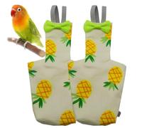 Bird Diaper Parrot - Washable Diaper Nappies | Suite Liners, Washable Reusable Protective Parrot Nappy Clothes With Waterproof Inner Layer Cute Urine Wet Suit For Parrots Macaw Budgies Parakeet