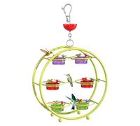Bird Eighder HummingBird, Metal Hummingbird Feeder - Portes d'alimentation hummingbird à plusieurs niveaux, stations d'alimentation confortables pour le jardin du porche décor extérieur