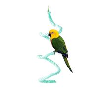 Bird Escalade Rope Perch | Flexible Bird Swings For Parrots Cockatiel Peon, Cage Chewing Toys For Small Medium Parrot, Colorful Chewing Toys Ladder Small Medium Macaw Cotton Strap