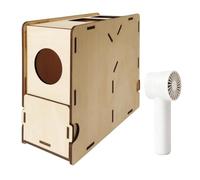 Bird Feed Blowing Machine - Grain Hull Remover Shell Separator Drawer | Efficient Bird Food Shell Separator Easily Removes Hulls Chaff Cleanly Storing Pure Seeds Inside Convenient Pull Drawer