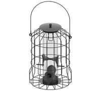 Bird Feeder - 4 Port Weatherproof Metal, Squirrel Proof Hanging Feeder