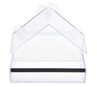 Bird Feeder, 5.9in Window Hanging Feeder with Suction Cups