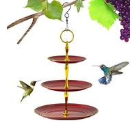 Bird Feeder Bath | Hangable Fountain Birdbath Feeder | Outdoor Yard And Lawn Decoration | Attracts Goldfinches, And Other Small Wild Birds.