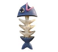 Bird Feeder - Fish Bone Garden Holder | Hanging Wild Bird Food Station, Outdoor Decorative Feeding Accessory For Backyard Patio Lawn Balcony Deck Tree Roof