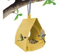 Bird Feeder for Outdoors Open Design Hanging Feeder with Top Hook