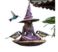 Bird Feeder, Hangable All-Season Outdoor Bird Feeding Station with Weatherproof Design, Durable Seed Holder for Wild Birds, Outdoor Feeder for Finches Robins Sparrows Budgies Backyard Balcony Patio