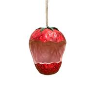 Bird Feeder - Hangable Large Fruit Shaped Semi Enclosed Food Storage, 1 Piece Bird Feeder Squirrel Proof for Garden Window House Deck Yard Backyard Ground Outdoor