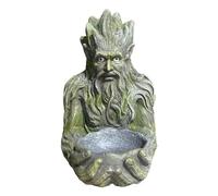 Bird Feeder - Resin, 7.09x5.51x5.51in Garden Feeder Weather-Resistant | Decorative Outdoor Feeding Station For Wild Birds, Hummingbird Feeders Statue For Garden, Yard, Patio, Porch, Pathway, Landscape