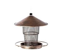 Bird Feeder Station, Goldfinch Feeding Tube, Large Capacity Metal Design, Easy Mount Outdoor Feeder for Northerns, Bluebirds, Chickadees, Backyard Garden, Balcony Use