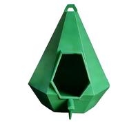 Bird Feeder - Teardrop Shelter Design for Outdoor Feeding | Flexible Roof Structure with Semi Enclosed Habitat, Hanging Seed Dispenser for Garden Balcony Yard Patio Backyard Viewing
