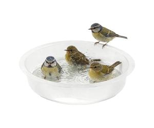 Bird Feeder Tray - Round Bird Feeding Tray, Treat Bowl with Open Design, Replacement Feeder Dish, Outdoor Birds Accessories, Feeding Supply for Sparrow Finch Lovebird Garden Park Courtyard