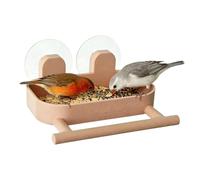 Bird Feeder Window | Clear Detachable Stable Feeding Station