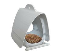 Bird Feeders for Outdoors - House Shape Garden Decorations | Anti Squirrel Birds Feeder for Backyard Patio Lawn Window Balcony Deck, Wildlife Attraction, Durable Outdoor Bird Feeding Station