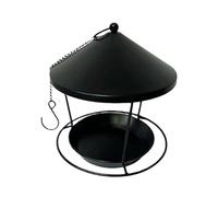 Bird Feeders for Outdoors - Hummingbird | Hangable Weatherproof Bird Food Feeder with Water Tray for Garden, Backyard, Apartment, Balcony, Fence, Porch, Ideal for Outdoor Watching