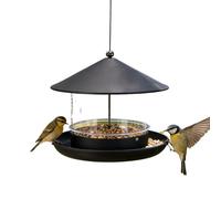 Bird Feeders For Outdoors, Metal Squirrel Preof Bird Feeders, Weatherproof Large Capacity For Yard Patio Porch Pathway Park Lawn Ornaments Feeding Wild Hummingbird Finch Sparrow