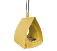 Bird Feeders for Outdoors - Open Design Station, Hut Shape Hangable Mounted Outdoor Bird Feeder for Garden Winter Balcony, Attract Squirrels Hummingbirds Wild Birds