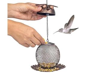 Bird Feeders for Outside - Squirrel Proof Vintage Cute - Outdoor Balcony Hummingbird Feeder,for Bluebird Sparrow Birding Feeding Yard Balcony Porch Tree Roof