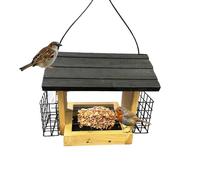 Bird Feeders | Heavy Duty Squirrel Proof Birdd Feeder | Hangable Large Outdoor Feeding Stations for Finches Chickadees Blue Jays Bluebird Backyard Garden Balcony Park Post