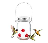 Bird Feeders Outdoors, Backyard Decor Feeder, 2.52x2.9in Wild Feeder Leakproof Silicone, Flower Small Bright Colors, Sturdy Handle for Bird Lovers and Wildlife