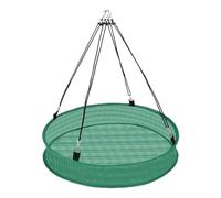 Bird Feeders - Weatherproof Heavy Duty Tray | Outside Feeding Device with Catcher Base, Sturdy Metal Stand for Goldfinches Sparrows Finches Chickadees, Garden Yard Patio Décor