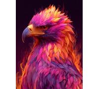 Bird Flame Jigsaw Puzzle 1500 Pieces Wooden Jigsaw Puzzle Adult Children's Educational Toy Family Stress Relief Game,57x87cm