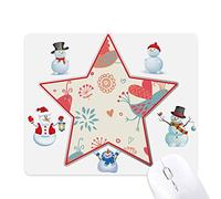 Bird Flower Flower Plant Paint Christmas Snowman Family Star Mouse Pad