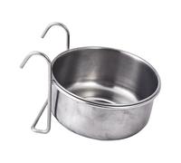 Bird Food Bowl - Cage Feeding Dish, Heavy-Duty Stainless Steel Feeder, Anti-Spill Design for and Water | Indoor Cage, Outdoor Aviary, Travel, Cockatiels, Small Medium Birds, Pet Habitat