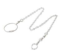 Bird Foot Chain - Stainless Steel Parrot Anklet, Anti-Escape Training Leash with Smooth Rotating Swivel, Sturdy Metal Bird Tether, Ideal for Sparrow Training and Professional Workplace Aviaries